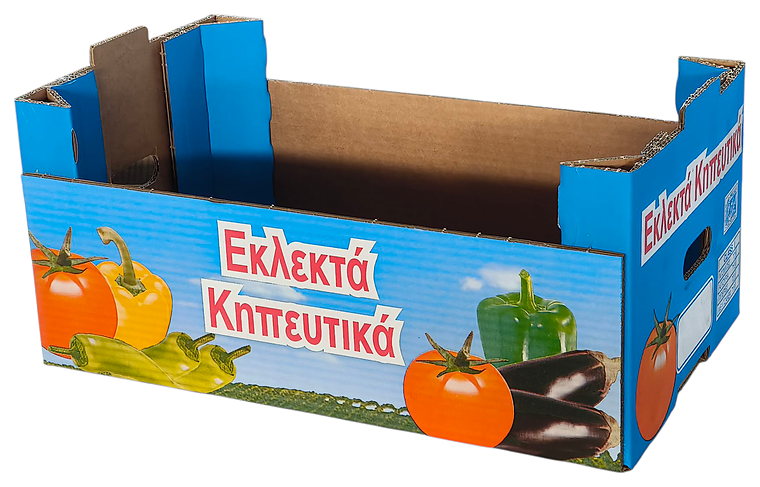 Γαλάζιο χαρτοτελάρο για κηπευτικά